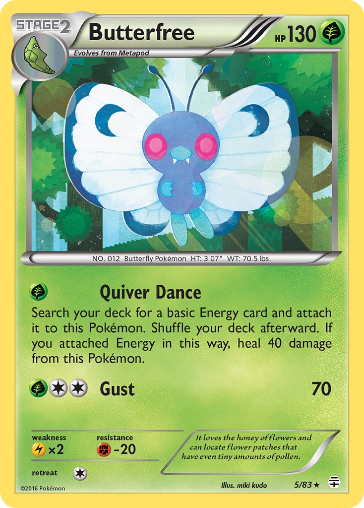 2016 Pokémon Generations 2016 Pokémon Generations #5 trading card