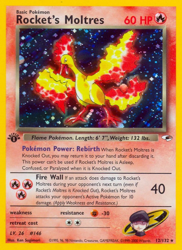 Rocket's Moltres (Holo Rare · Holo)