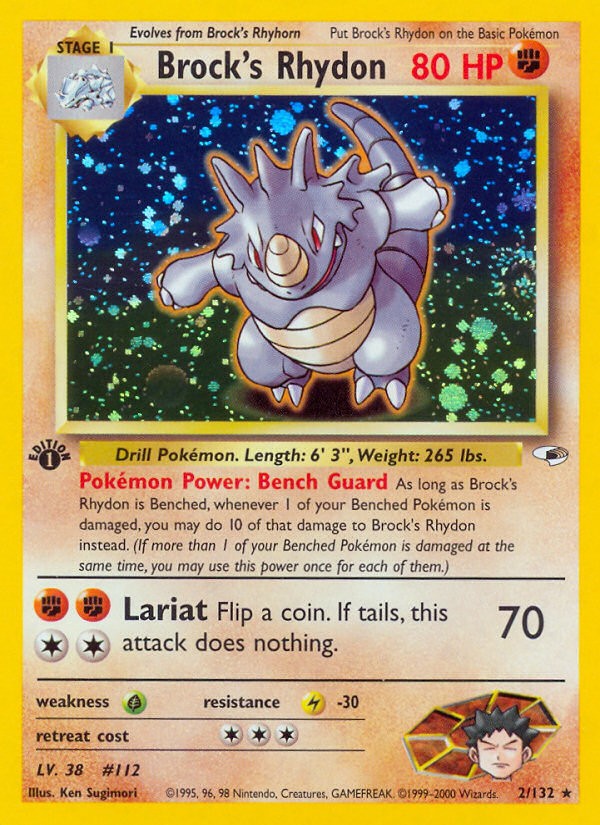 Brock's Rhydon (Holo Rare · Holo)