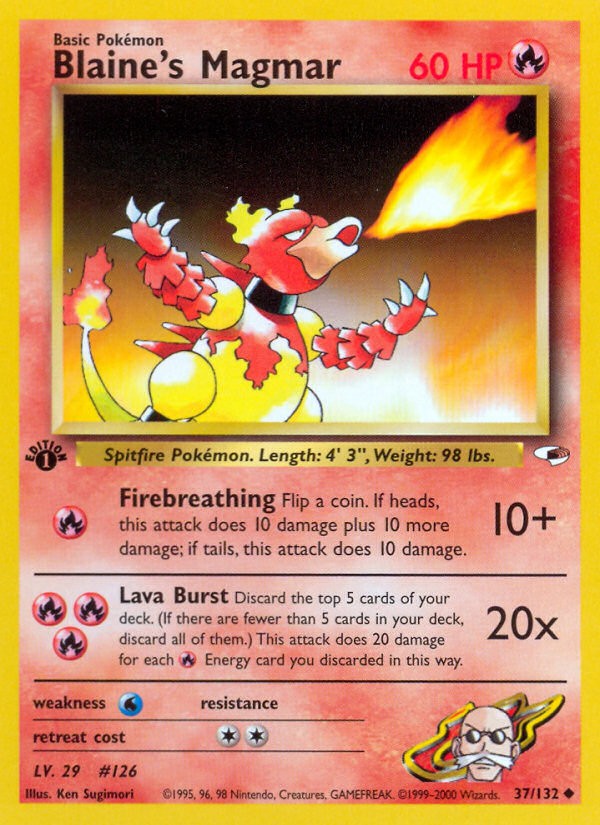 Blaine's Magmar - Image 1