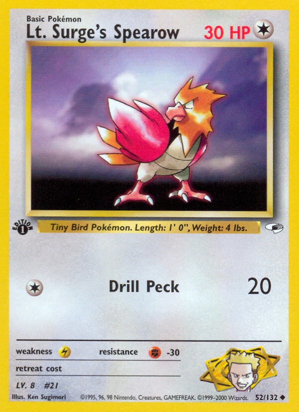 2000 Pokémon Gym Heroes 2000 Pokémon Gym Heroes #52 trading card