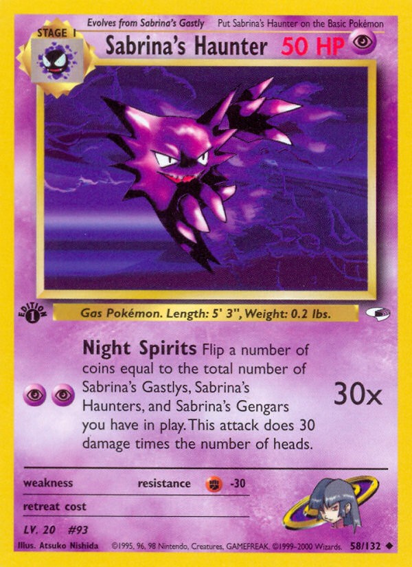 2000 Pokémon Gym Heroes 2000 Pokémon Gym Heroes #58 trading card