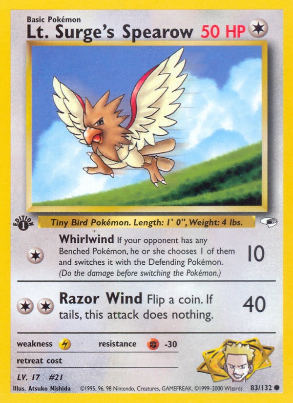2000 Pokémon Gym Heroes 2000 Pokémon Gym Heroes #83 trading card