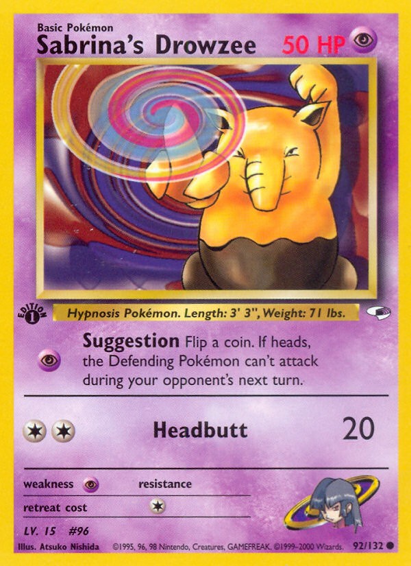 2000 Pokémon Gym Heroes 2000 Pokémon Gym Heroes #92 trading card