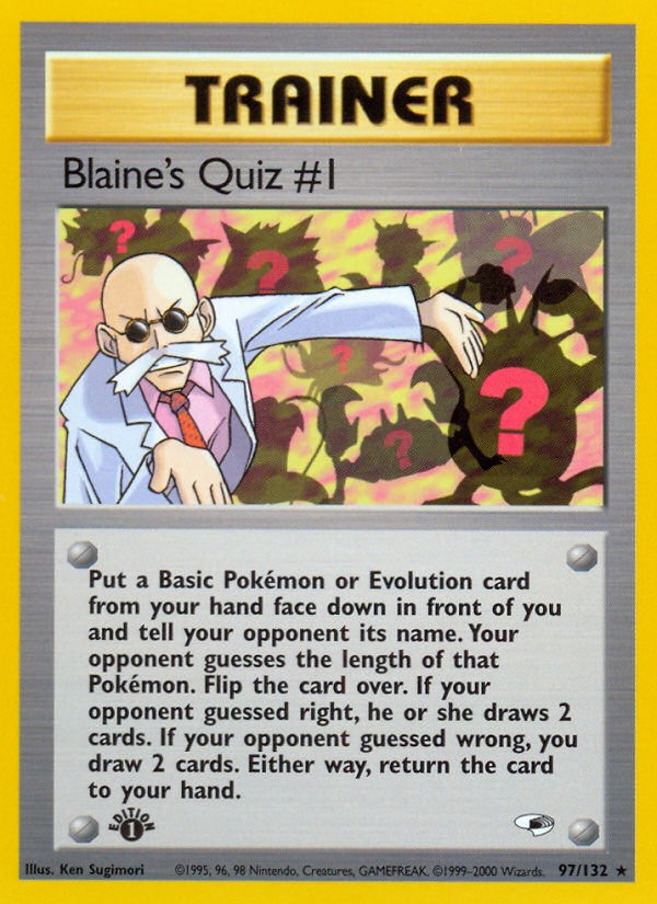 Blaine's Quiz #1 - Image 1