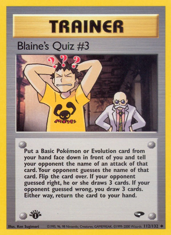 Blaine's Quiz #3 - Image 1