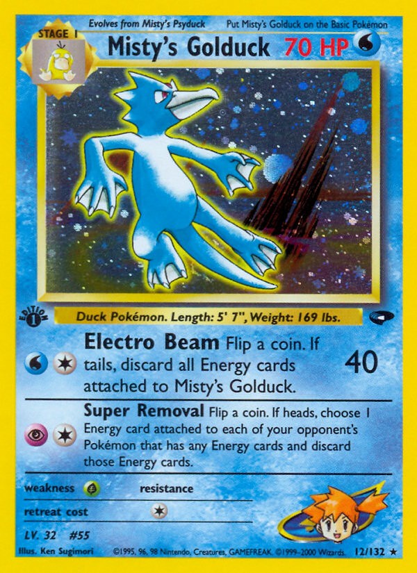 Misty's Golduck (Holo Rare · Holo)
