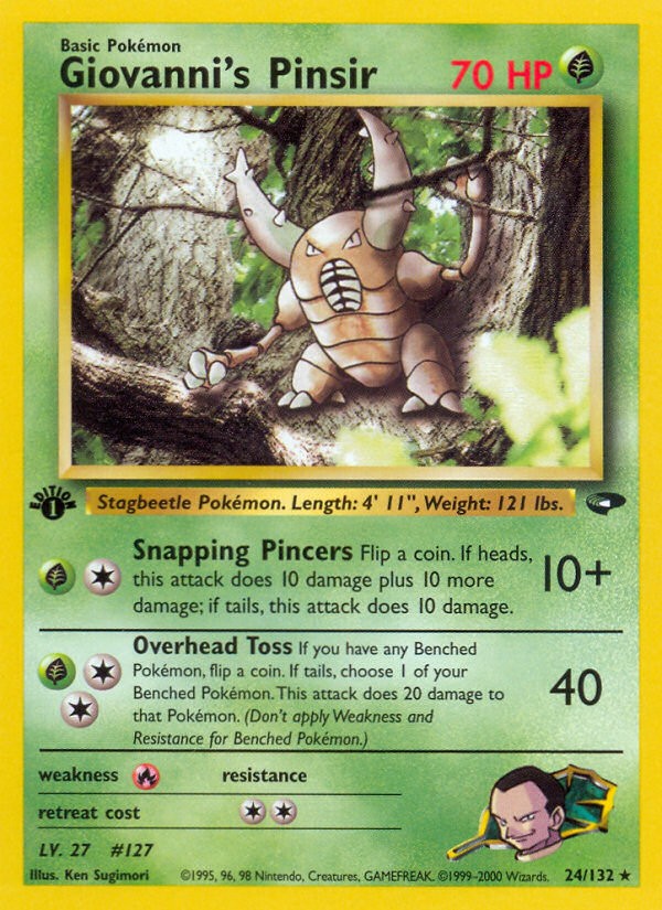 Giovanni's Pinsir (Rare · Normal)