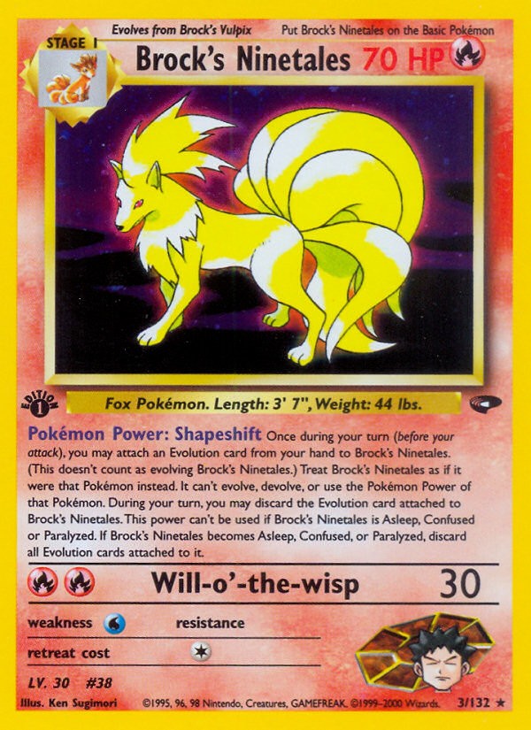 Brock's Ninetales (Holo Rare · Holo)