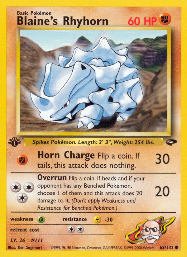 Blaine's Rhyhorn - Image 1
