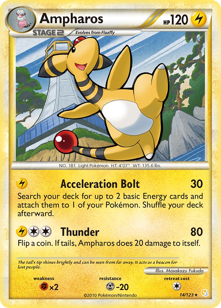 2010 Pokémon HeartGold & SoulSilver 2010 Pokémon HeartGold & SoulSilver #14 trading card