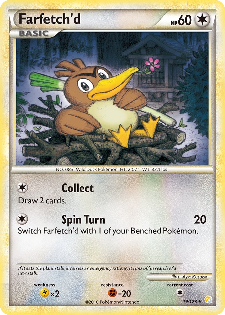 2010 Pokémon HeartGold & SoulSilver 2010 Pokémon HeartGold & SoulSilver #19 trading card