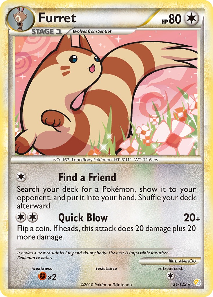 2010 Pokémon HeartGold & SoulSilver 2010 Pokémon HeartGold & SoulSilver #21 trading card