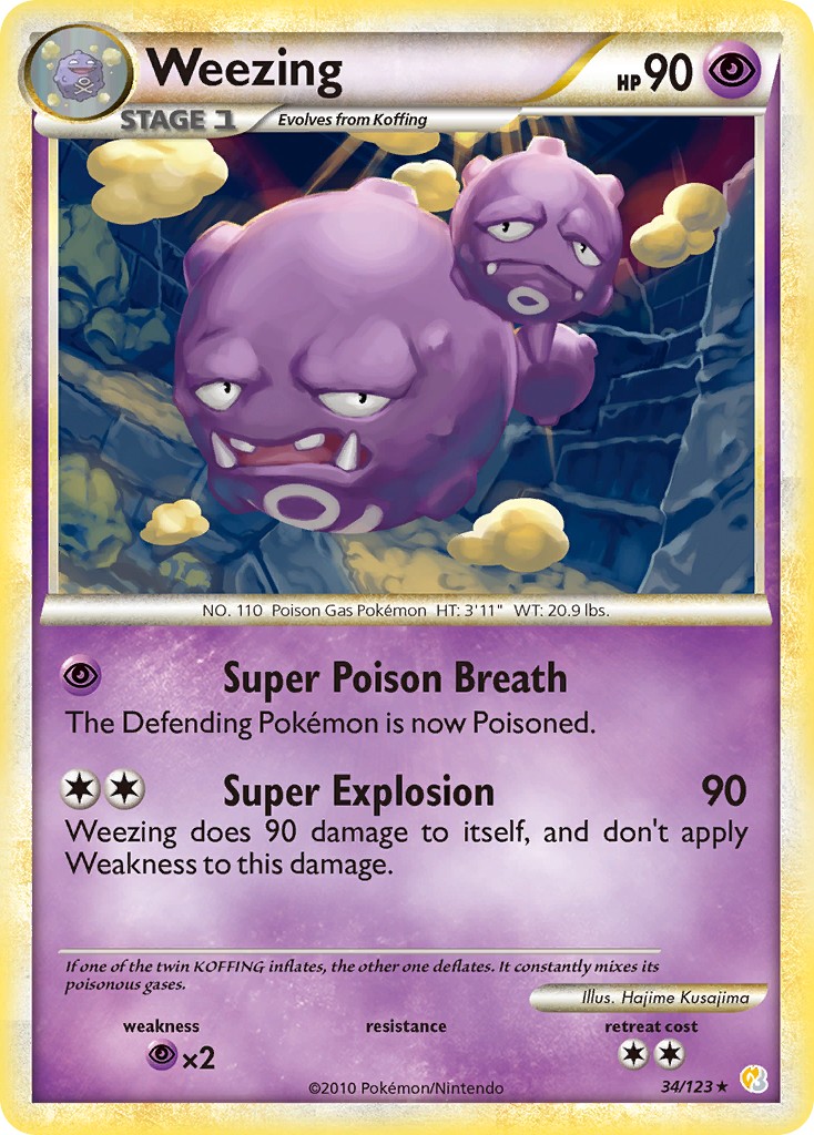 2010 Pokémon HeartGold & SoulSilver 2010 Pokémon HeartGold & SoulSilver #34 trading card