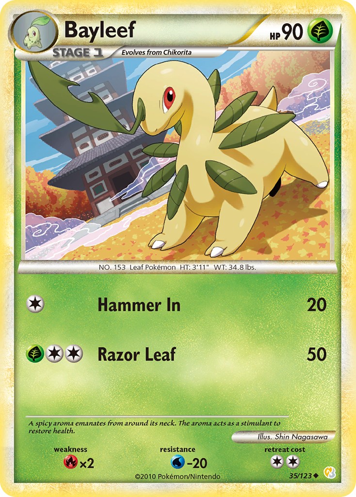 2010 Pokémon HeartGold & SoulSilver 2010 Pokémon HeartGold & SoulSilver #35 trading card