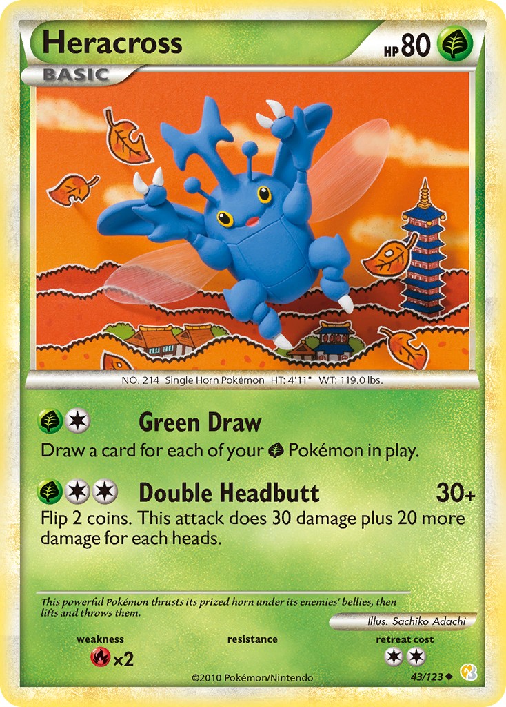2010 Pokémon HeartGold & SoulSilver 2010 Pokémon HeartGold & SoulSilver #43 trading card