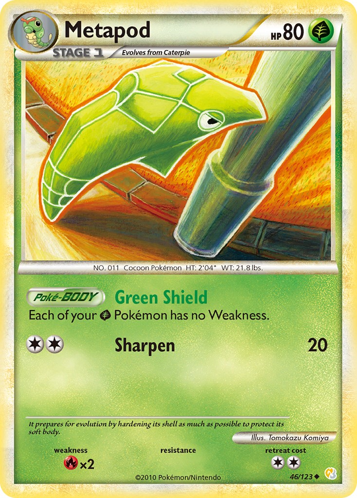 2010 Pokémon HeartGold & SoulSilver 2010 Pokémon HeartGold & SoulSilver #46 trading card
