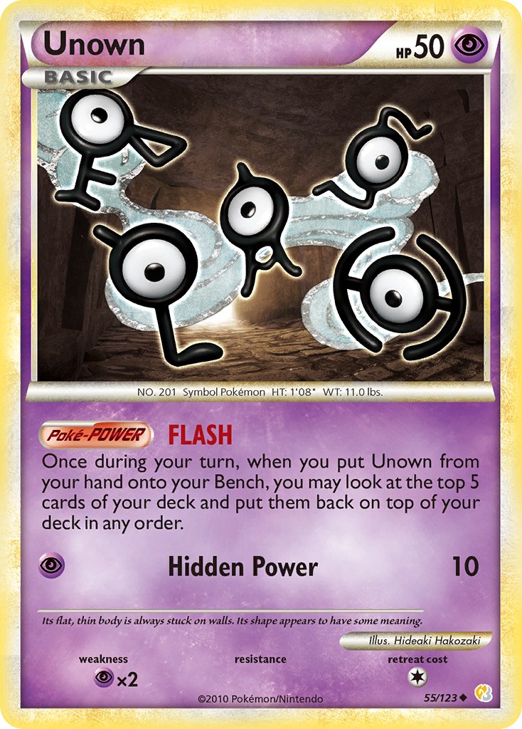 2010 Pokémon HeartGold & SoulSilver 2010 Pokémon HeartGold & SoulSilver #55 trading card