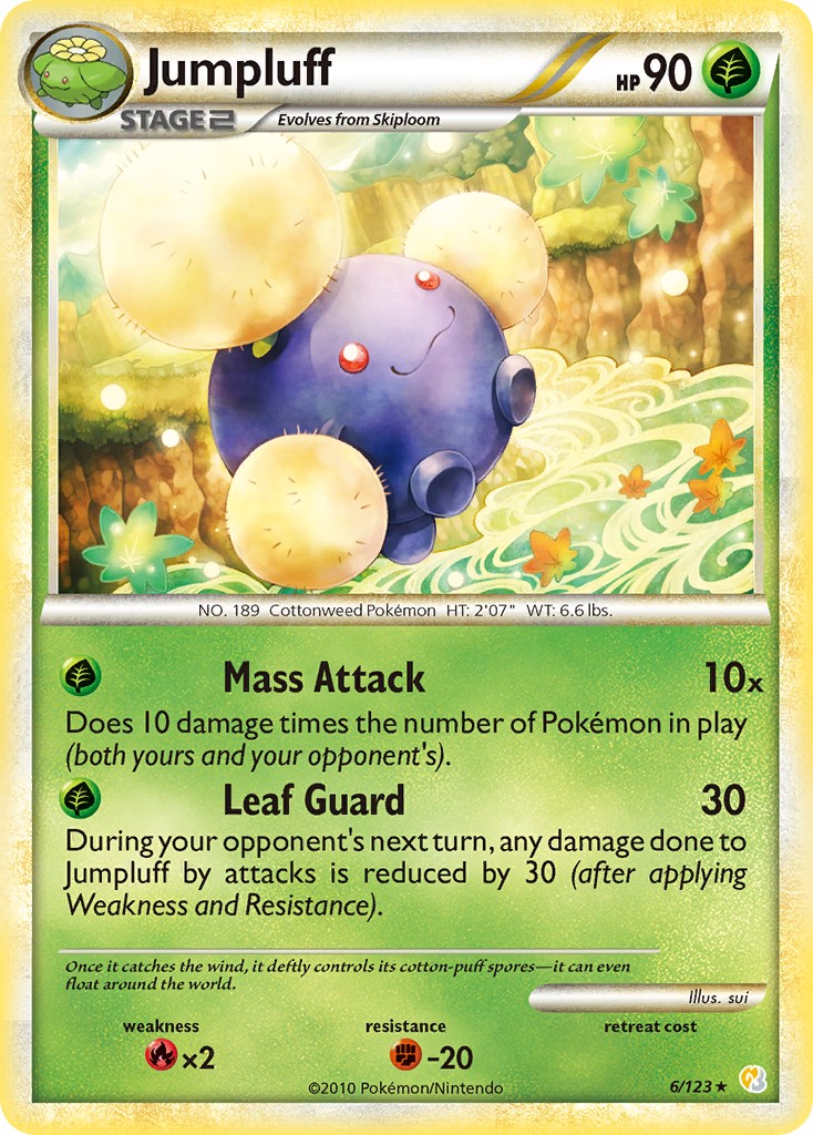 2010 Pokémon HeartGold & SoulSilver 2010 Pokémon HeartGold & SoulSilver #6 trading card