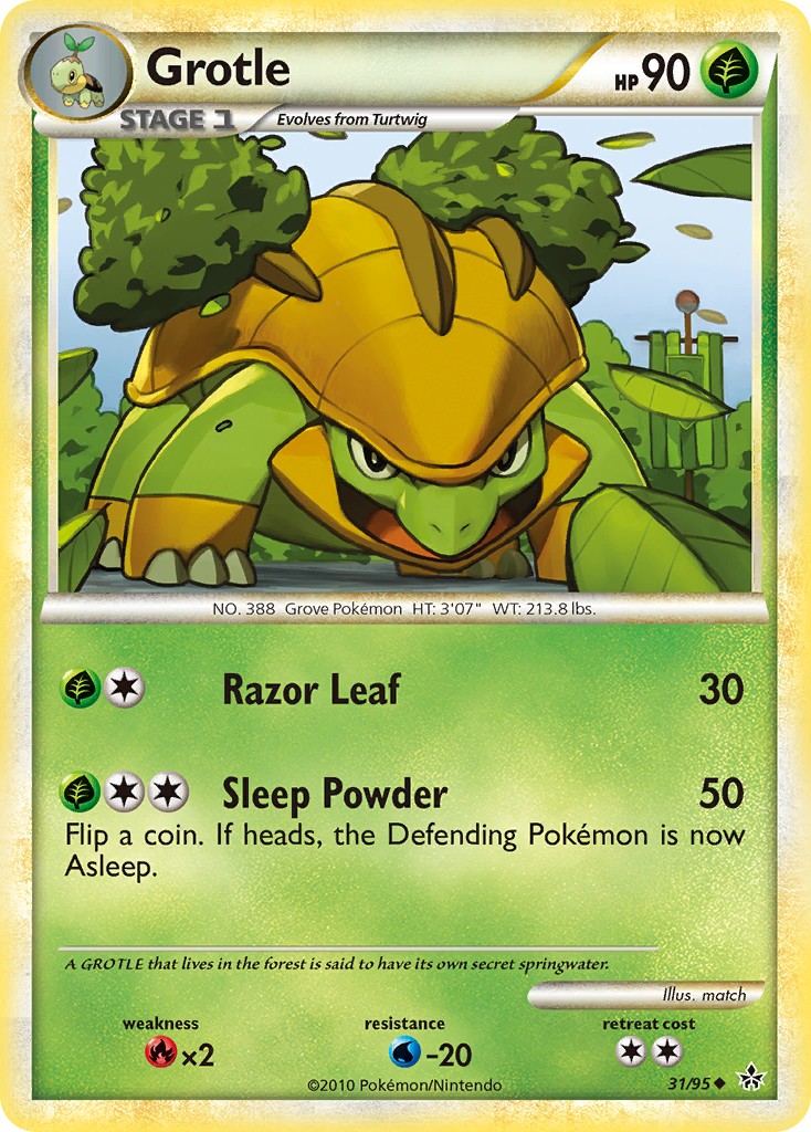 2010 Pokémon HS—Unleashed 2010 Pokémon HS—Unleashed #31 trading card