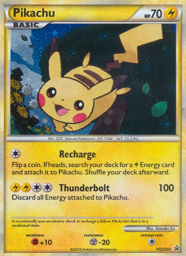 2010 Pokémon HGSS Black Star Promos 2010 Pokémon HGSS Black Star Promos #HGSS03 trading card