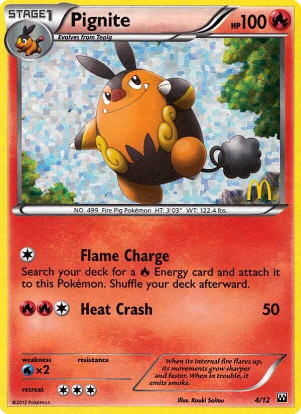 2012 Pokémon McDonald's Collection 2012 Pokémon McDonald's Collection #4 trading card
