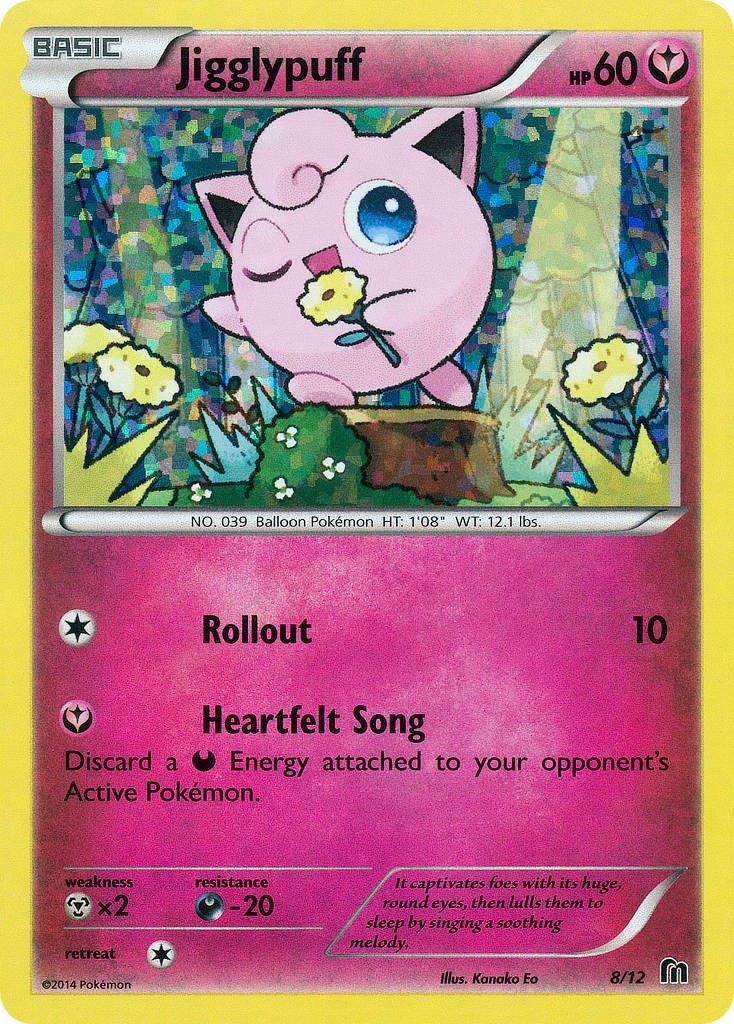 2016 Pokémon McDonald's Collection 2016 Jigglypuff #8 trading card