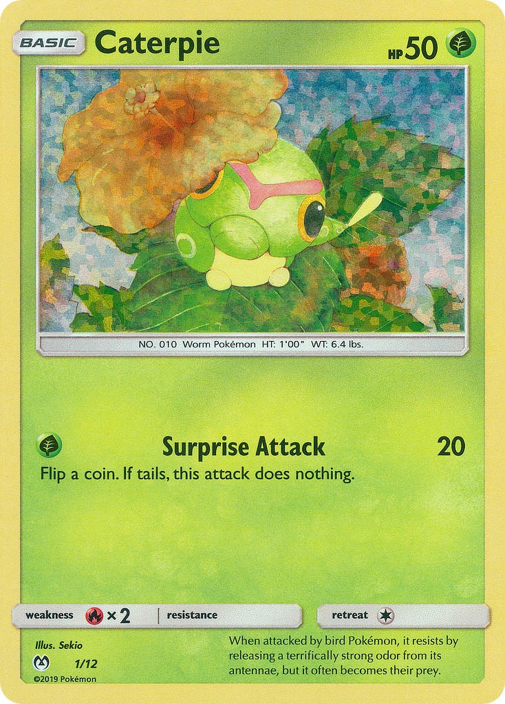 2019 Pokémon McDonald's Collection 2019 Caterpie #1 trading card