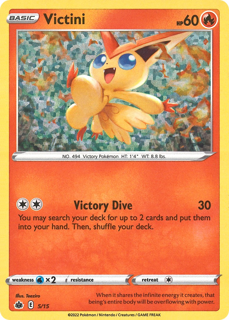 2022 Pokémon McDonald's Collection Victini #5 trading card