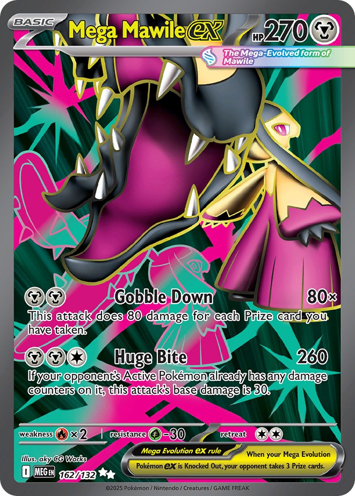 2025 Pokémon Mega Evolution 2025 Pokémon Mega Evolution #162 trading card