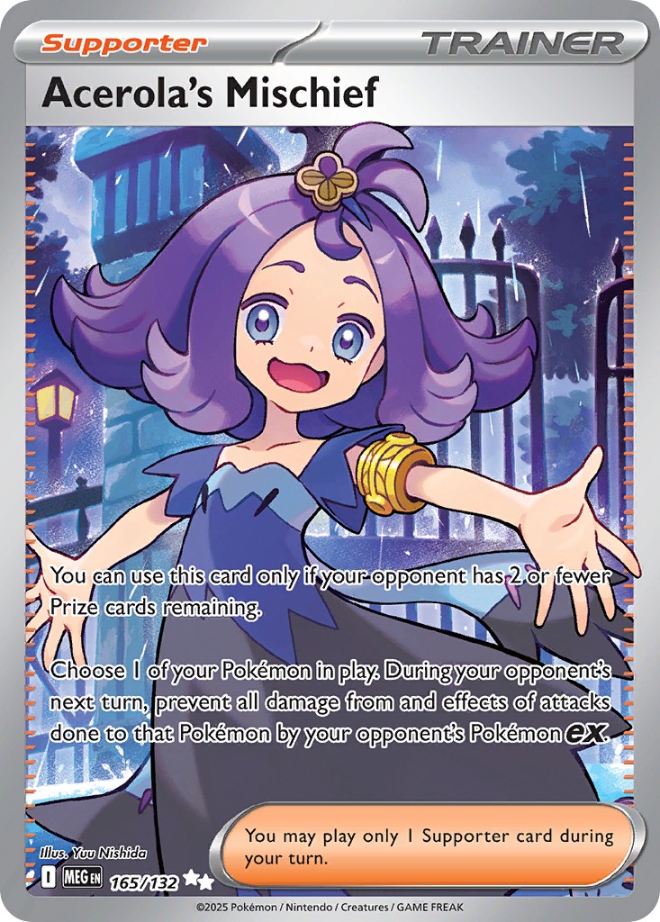2025 Pokémon Mega Evolution 2025 Pokémon Mega Evolution #165 trading card