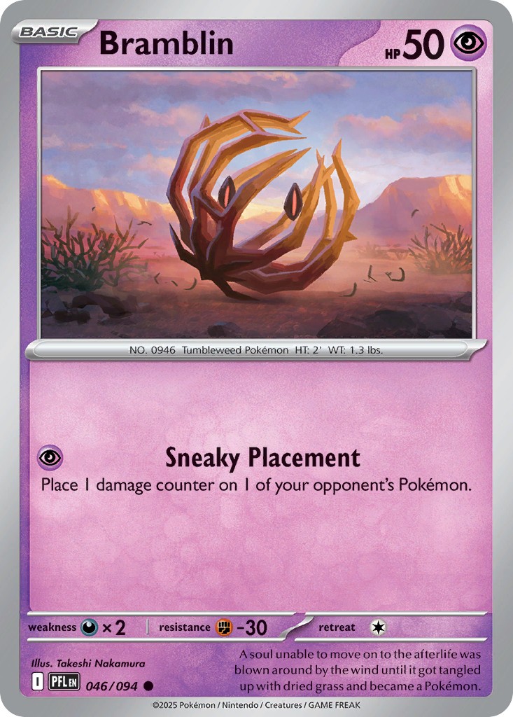 2025 Pokémon Phantasmal Flames 2025 Pokémon Phantasmal Flames #46 trading card