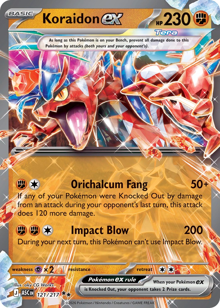 2026 Pokémon Ascended Heroes 2026 Pokémon Ascended Heroes #121 trading card