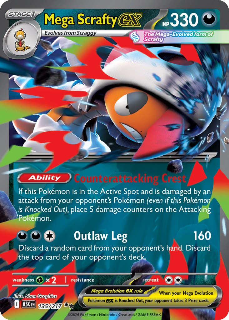 2026 Pokémon Ascended Heroes 2026 Pokémon Ascended Heroes #135 trading card