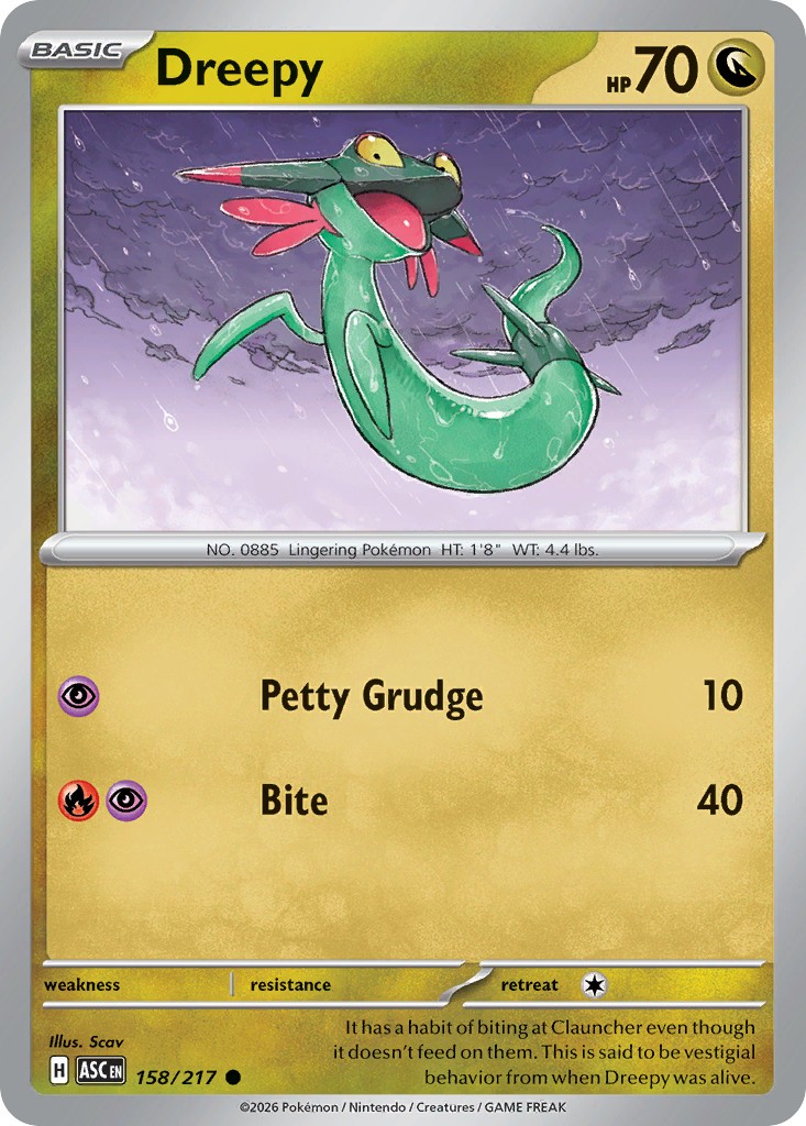 2026 Pokémon Ascended Heroes 2026 Pokémon Ascended Heroes #158 trading card