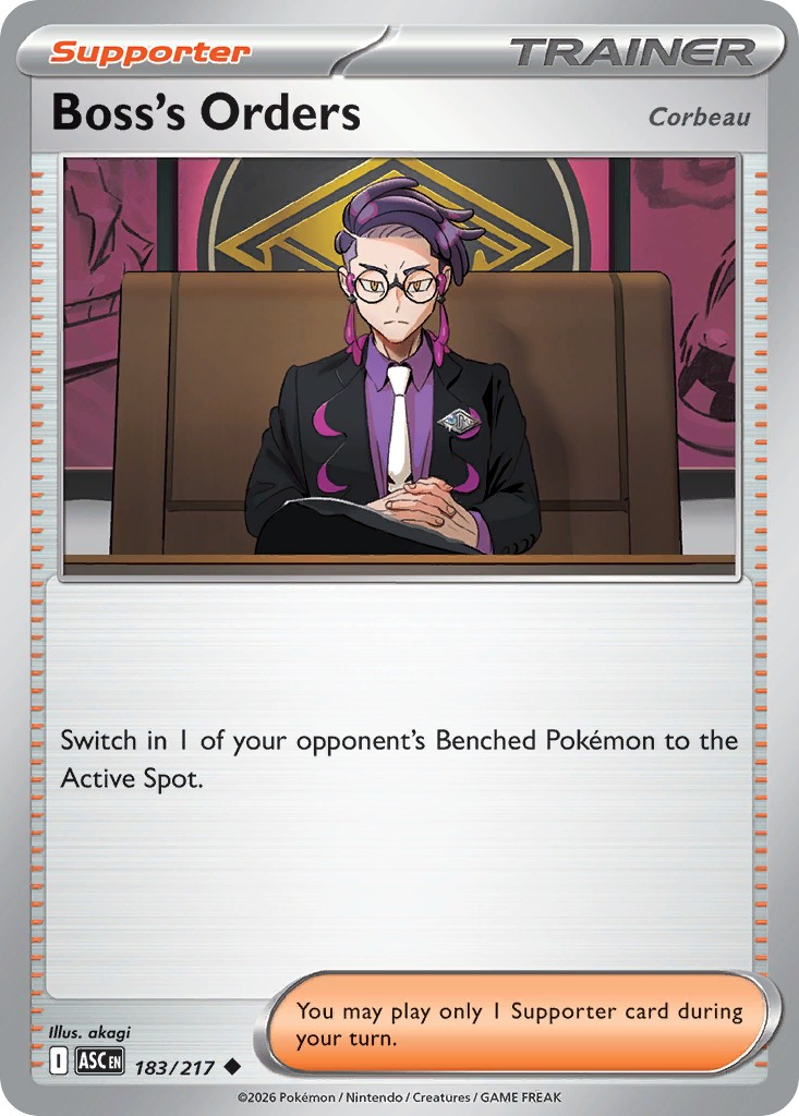 2026 Pokémon Ascended Heroes 2026 Pokémon Ascended Heroes #183 trading card