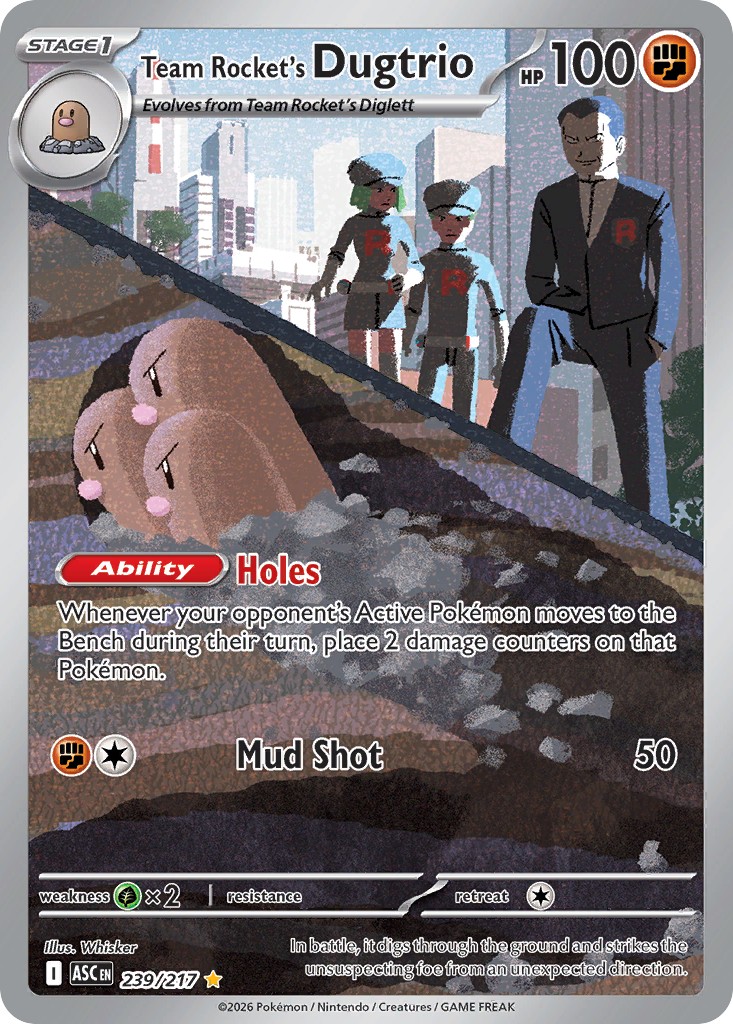 Team Rocket's Dugtrio - Image 1
