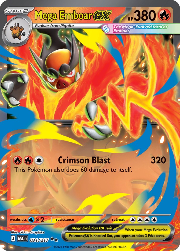 2026 Pokémon Ascended Heroes 2026 Pokémon Ascended Heroes #31 trading card