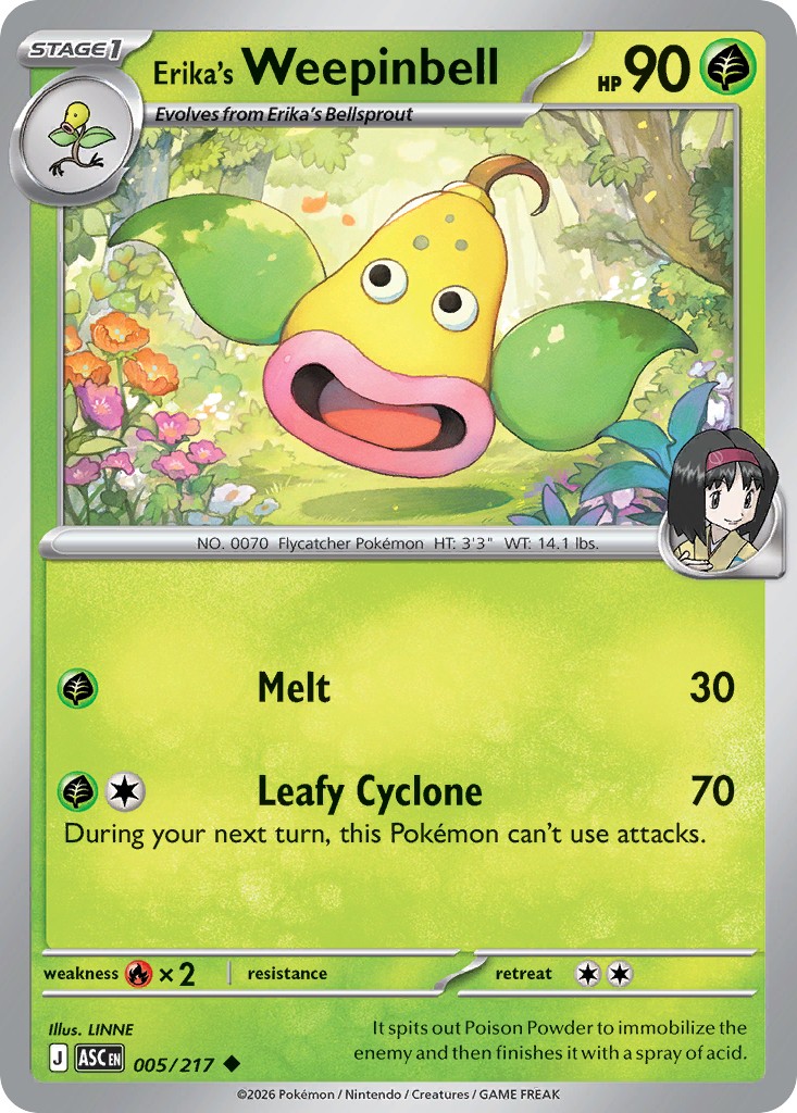 2026 Pokémon Ascended Heroes 2026 Pokémon Ascended Heroes #5 trading card