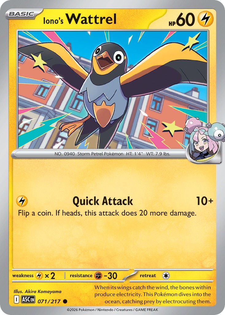 2026 Pokémon Ascended Heroes 2026 Pokémon Ascended Heroes #71 trading card