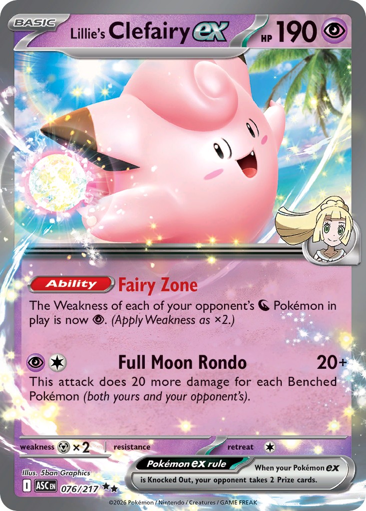 2026 Pokémon Ascended Heroes 2026 Pokémon Ascended Heroes #76 trading card