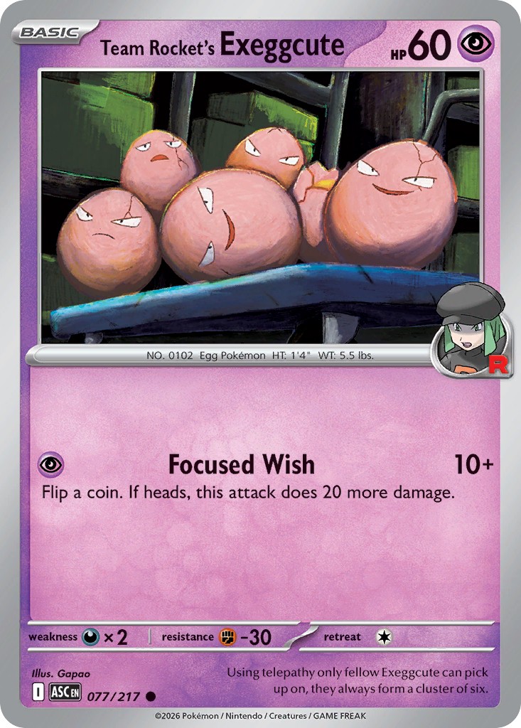 Team Rocket's Exeggcute - Image 1