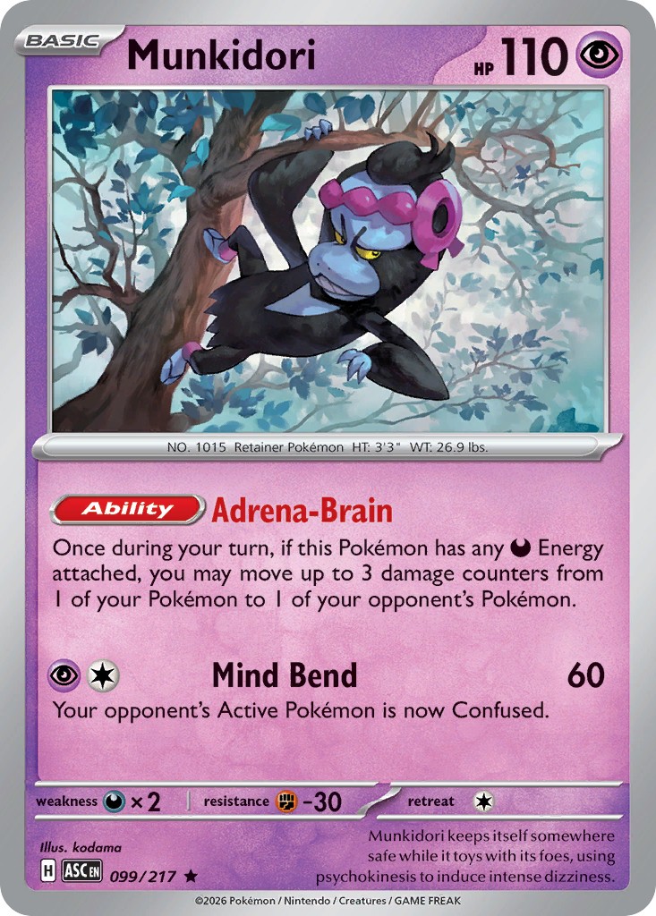 2026 Pokémon Ascended Heroes 2026 Pokémon Ascended Heroes #99 trading card