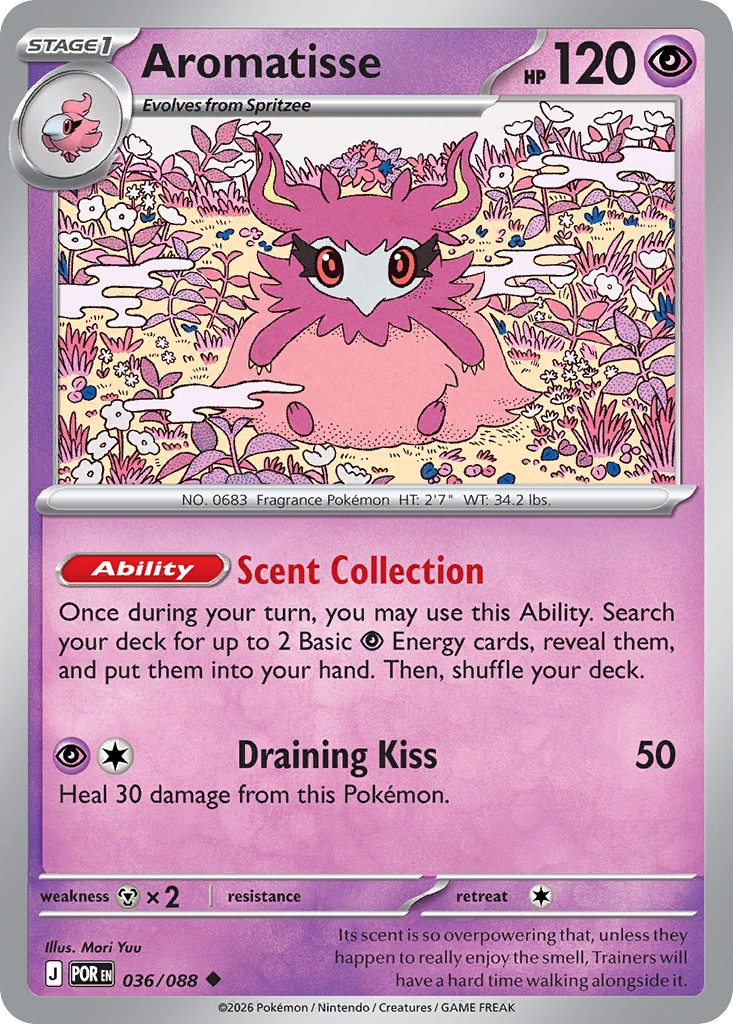2026 Pokémon Perfect Order 2026 Pokémon Perfect Order #36 trading card