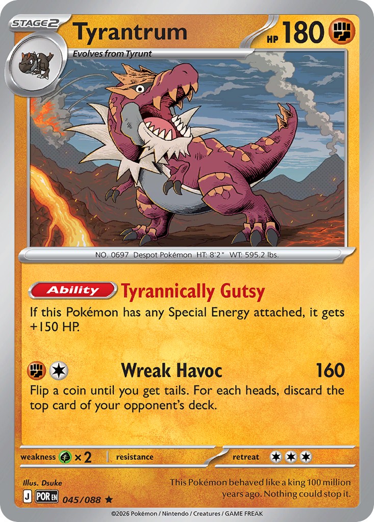 2026 Pokémon Perfect Order 2026 Pokémon Perfect Order #45 trading card
