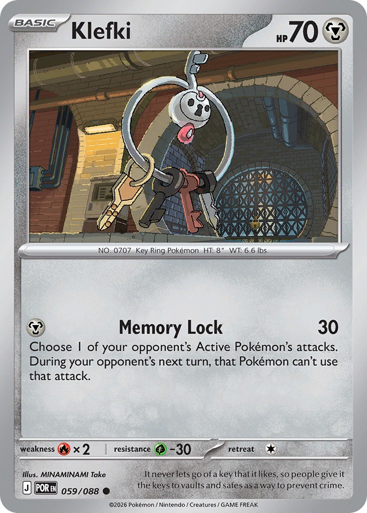 2026 Pokémon Perfect Order 2026 Pokémon Perfect Order #59 trading card