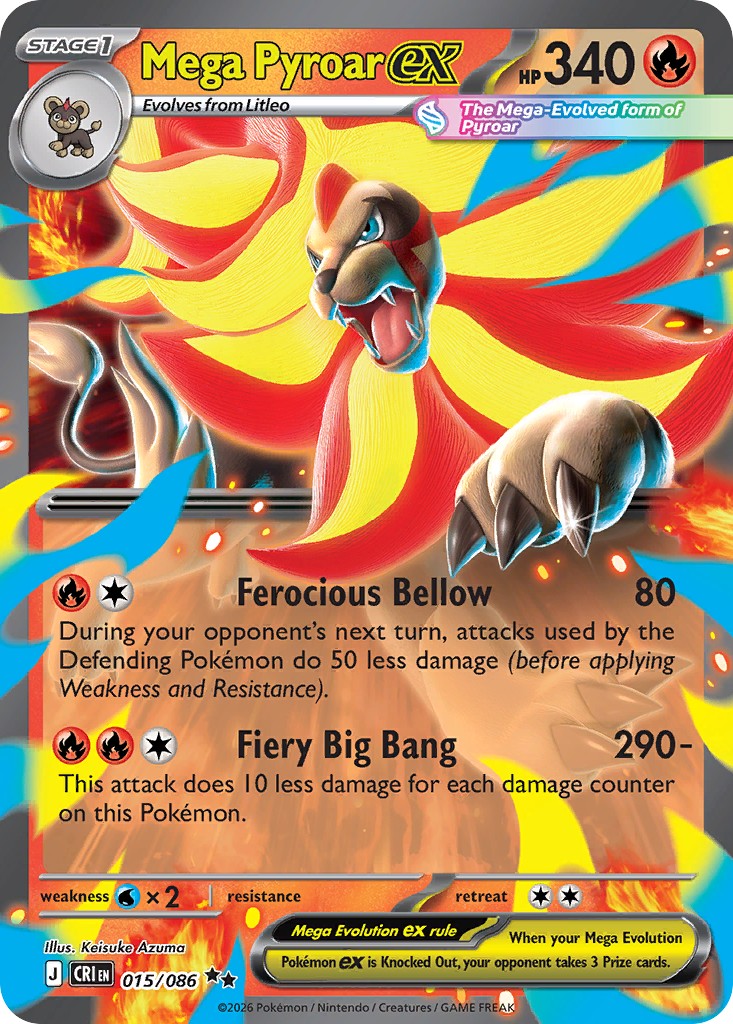 Mega Pyroar ex - Image 1
