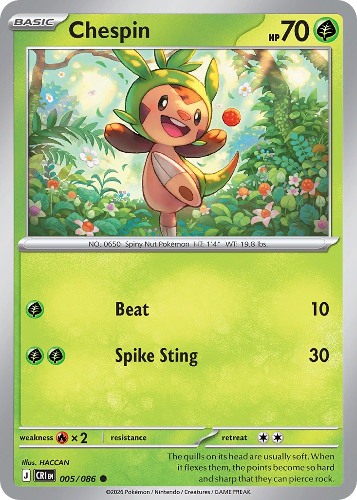2026 Pokémon Chaos Rising 2026 Pokémon Chaos Rising #5 trading card