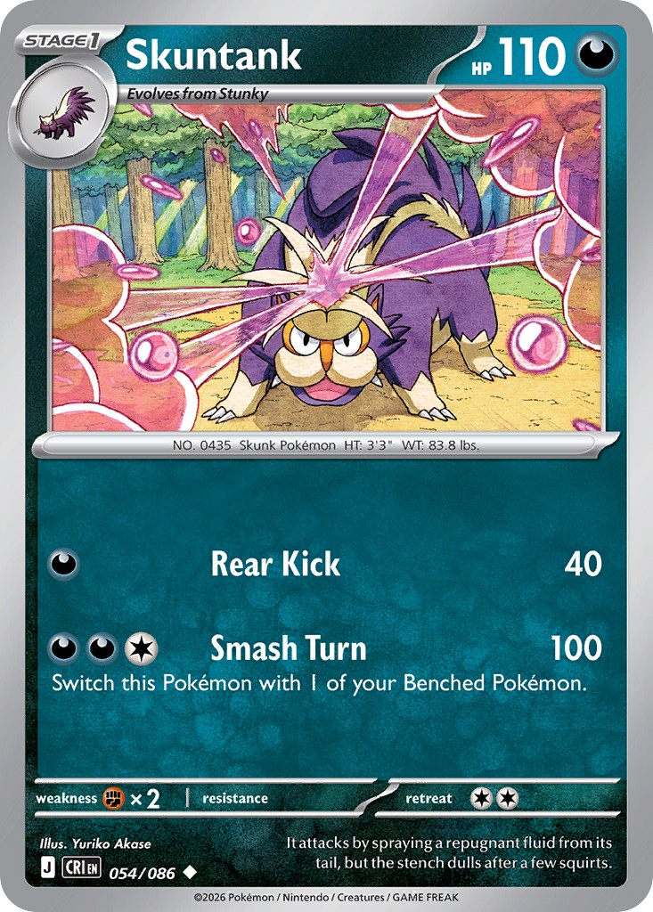 2026 Pokémon Chaos Rising 2026 Pokémon Chaos Rising #54 trading card