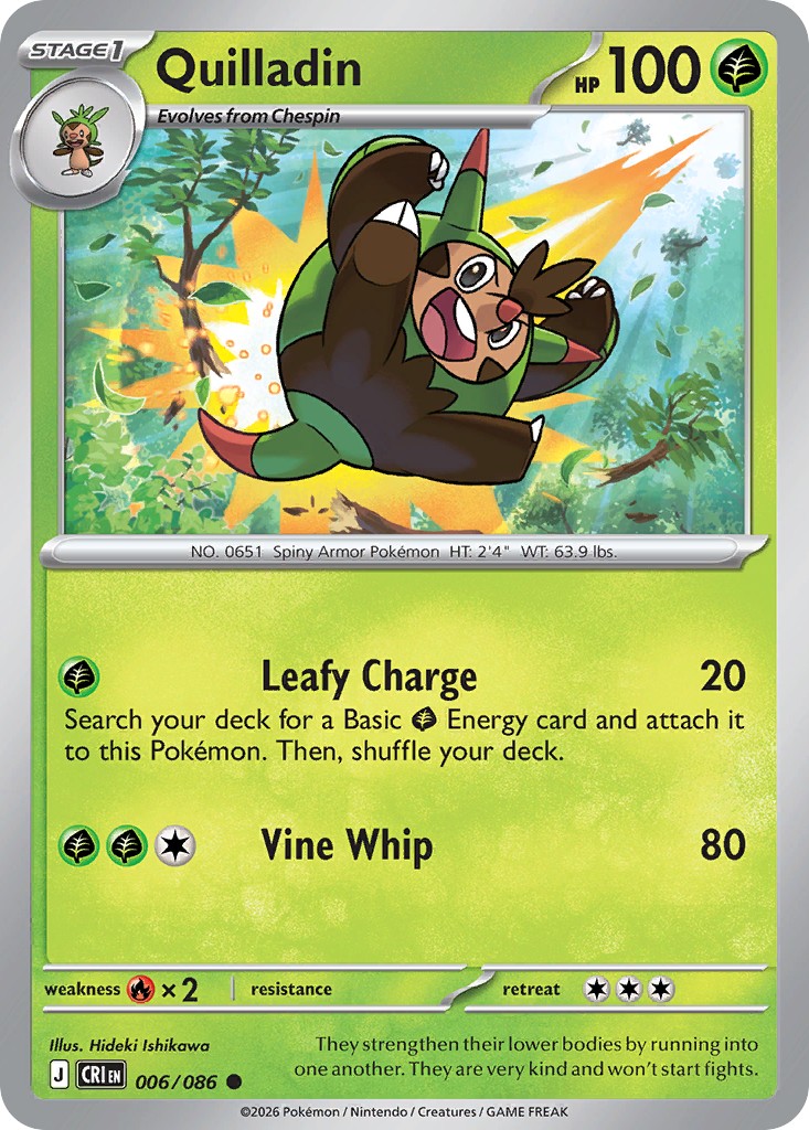 2026 Pokémon Chaos Rising 2026 Pokémon Chaos Rising #6 trading card
